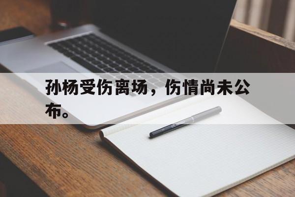 Leyu-孙杨受伤离场，伤情尚未公布。